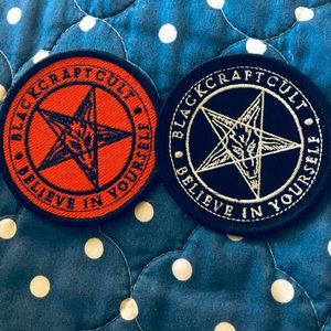 2 Blackcraft cult patches
